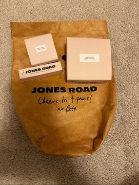 Jones Road blush and nude boxed makeup set